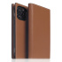 SLG Design puzdro D6 Hybrid Grain Case pre iPhone 14 Pro Max - Saddle Brown