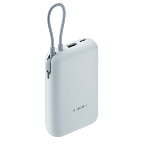 Xiaomi Power Bank 10000mAh 22,5W itegr.USB-C kabel Ice Blue