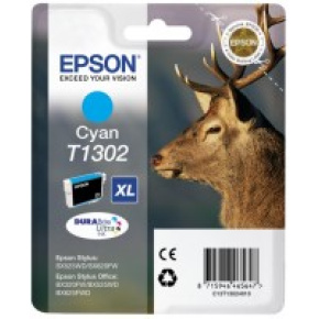 kazeta EPSON SX525WD/SX620FW/BX320FW cyan XL (C13T130240)