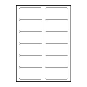 ETIKETY PRINT 88,9x46,5 /100 biele ETIKETY PRINT 88,9x46,5 /100 biele