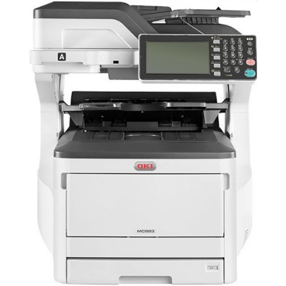 OKI MC883dn, A3 LED, color MFP, 35 pages/min, 1200x600, USB, LAN, FAX, duplex