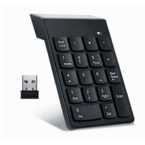 Wireless USB numeric keypad  numpad