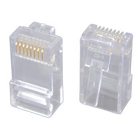Konektor RJ45 CAT5E UTP 8p8c nestíněný neskládaný na drát KRJ45/5SLD