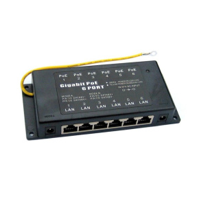 POE-PAN6-GB 6port shielded gigabit PoE panel