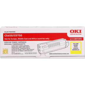 toner OKI C5650/C5750 yellow