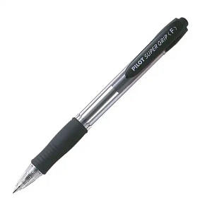 Guličkové pero PILOT Super Grip, čierny Guličkové pero PILOT Super Grip, čierny