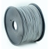 ABS plastic filament for 3D printers, 1.75 mm diameter, gray