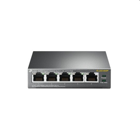 tp-link TL-SG1005P, 5 port Gigabit mini Desktop Switch, 5x 10/100/1000M RJ45 ports, 4x PoE, steel case