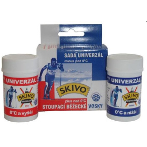 SKIVO Running wax OLYMPIA universal set (+ and -) 2 x 40 gr