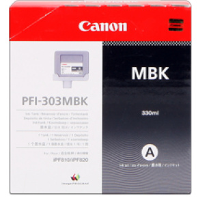kazeta CANON PFI-303MBK matte black iPF 810/820 (330 ml)