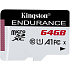 Kingston Endurance/micro SDXC/64GB/UHS-I U1 / Class 10