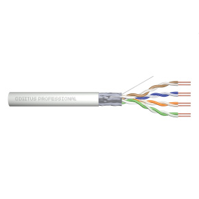 CAT 5e F-UTP installation cable, 100 MHz Eca (PVC), AWG 24/1, 305 m paper box, sx, grey