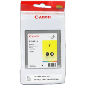 kazeta CANON PFI-101Y Yellow pre iPF 5000/5100/6000s/6100 (130 ml)