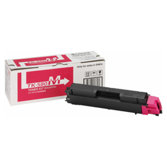 toner KYOCERA TK-580M Magenta FS-C 5150DN, Ecosys P6021cdn (2800 str.) (1T02KTBNL0)