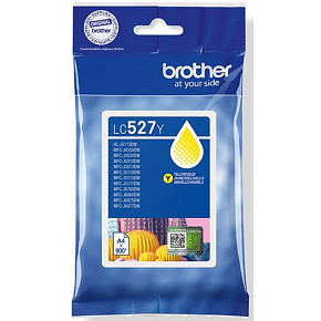 kazeta BROTHER LC-527 Yellow MFC-J5010DW/J5110DW/J6975DW/J6977DW (900 str.)