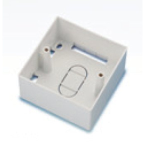 OXnet Back box for flush plates Keystone, white