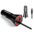 MODECOM Autonabíjačka Quick Charge s podsvietením, USB + Typ C, ZT-MC-KULC-02