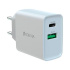 nabíjačka Devia C23A 1TipC(PD)+1USB(PD)/3A biela