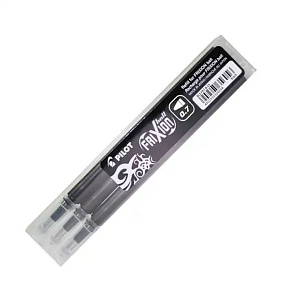 Náplň PILOT FriXion - 0,7 mm, čierna, 3 ks/bal.