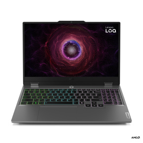 Lenovo LOQ 15AHP9 Ryzen7-7435HS 24GB 512GB-SSD 15.6"FHD IPS AG RTX4060-8GB Win11Home Luna Grey
