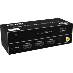 PremiumCord 8K@60Hz Audio Extractor HDR, outputs: stereo jack, SPDIF, RCA, HDMI