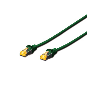 DIGITUS patchcable Cat6A, S/FTP (PiMF), LSOH - 5m, green