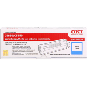 toner OKI C5850/C5950, MC560 cyan