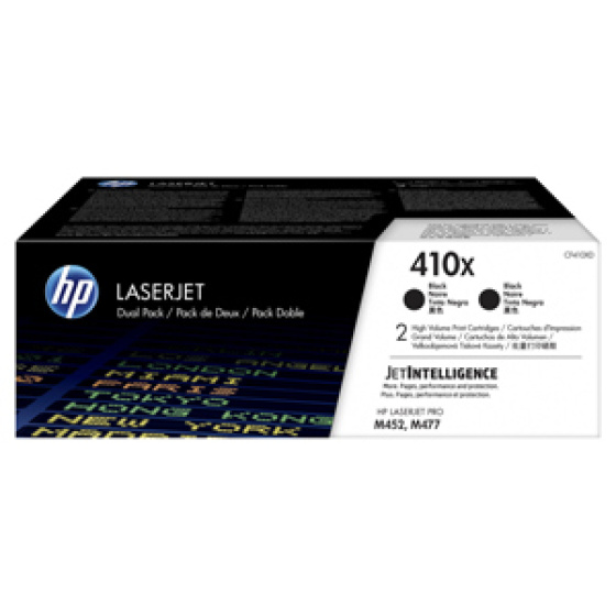 TONER HP CF410XD Dualpack HP410X čierny (2x 6500 str.)