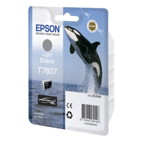 kazeta EPSON T7607 SureColor SC-P600 light black