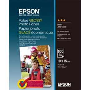 papier EPSON Value Glossy Photo Paper 10x15, 50ks, 183 g/m2
