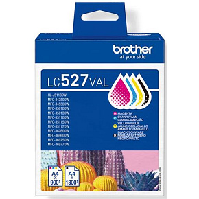 kazeta BROTHER LC-527 BK/C/M/Y MFC-J5010DW/J5110DW/J6975DW/J6977DW (1x1300+3x900 str.)