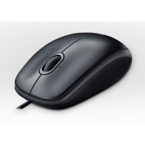 Logitech B100 Optical Combo Mouse - BLACK - USB - EMEA