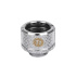 Thermaltake Fitting Pacific G1/4 PETG Tube 16mm OD Adapter - Chrome