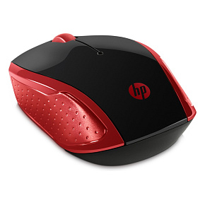 HP 200/Cestová/Optická/1 000 DPI/Bezdrôtová USB/Červená HP 200/Cestová/Optická/1 000 DPI/Bezdrôtová USB/Červená