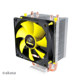 Venom Pico, Compact performance multi platform cooler, 2HP Direct contact, 92mm PWM Killer Viper Yellow fan
