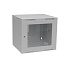 Rozvaděč nástěnný skládaný SENSA LITE 9U 450mm, dveře sklo, RAL 7035 SENSA-L-9U-545-11-G