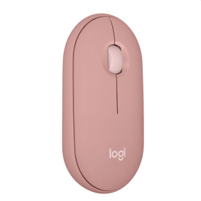 Logitech M350s Pebble Mouse 2 - TONAL ROSE - BT
