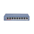 Hikvision DS-3E0109P-E(C), 8+1 portový Fast ethernet, PoE switch