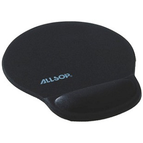 Allsop Gélová podložka pod myš čierna, 30mm podpora zápästia