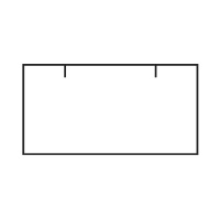 Etikety cenovkové Contact 37x19 biele