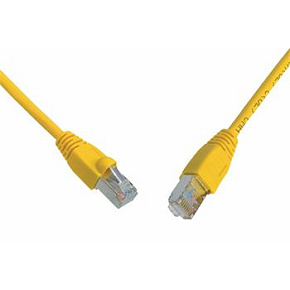 Patch kabel CAT5E SFTP PVC 3m žlutý snag-proof C5E-315YE-3MB Patch kabel CAT5E SFTP PVC 3m žlutý snag-proof C5E-315YE-3MB