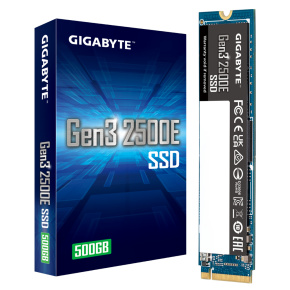 Gigabyte 2500E SSD 500GB M.2 NVMe Gen3 2300/1500 MBps