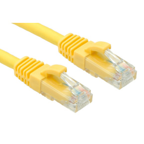 OXnet patchcable Cat5E, UTP - 0,25m, yellow