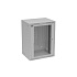 Rozvaděč nástěnný GrandN 16U 450mm, dveře sklo, RAL 7035, GrandN-16U-645-11-G