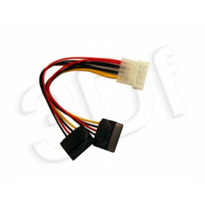 Cablexpert HDD power cable  SATA - MOLEX / 2x SATA