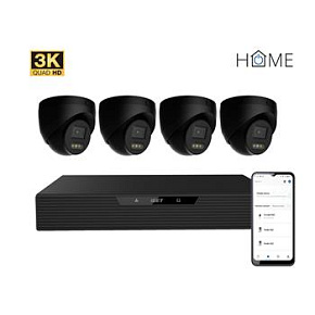 iGET HOME N85P4 NVR PoE kit + 4x camera, 3K (5 MPx) resolution, set