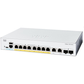 Cisco Catalyst switch C1300-8T-E-2G (8xGbE,2xGbE/SFP combo,fanless) - REFRESH
