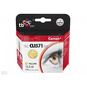 Ink. kazeta TB komp. s Canon CLI-571XL,0334C001 YE Ink. kazeta TB komp. s Canon CLI-571XL,0334C001 YE
