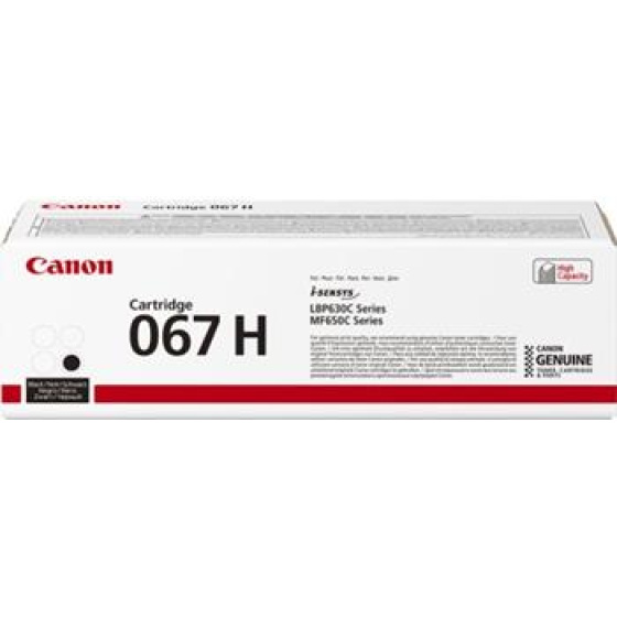 toner CANON CRG-067H black i-SENSYS MF651Cw/655Cdw/657Cdw, LBP631Cw/633Cdw (3.130 str.) (5106C002)