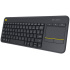 Logitech K400 Plus - Wireless Touch Keyboard - BLACK - SK/CZ